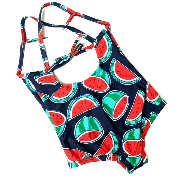 New Hanna Andersson 3T Watermelon Swimsuit One piece Swim - Picture 2 of 4